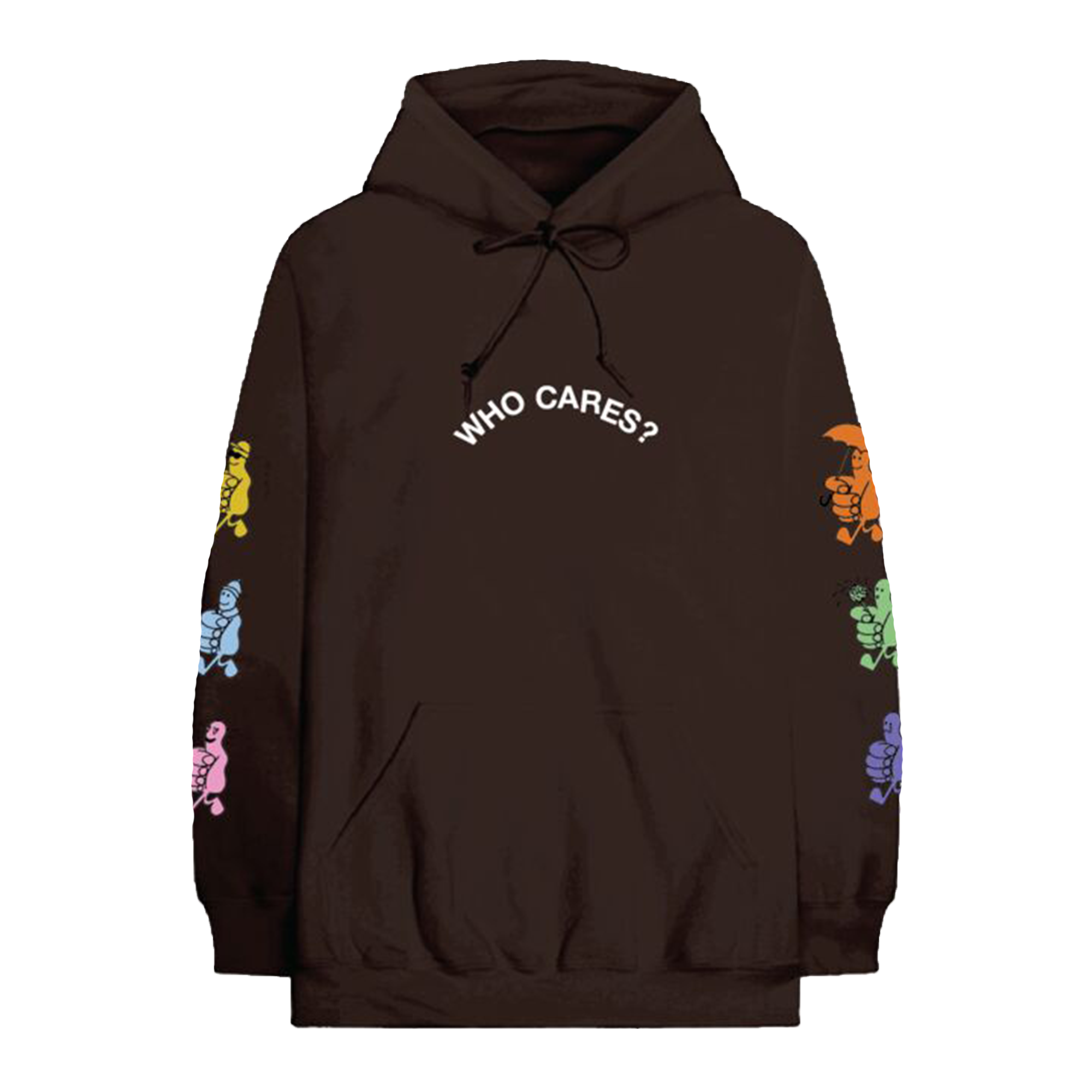 Who Cares Brown Tour Hoodie – Rex Orange County Store