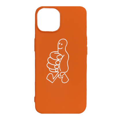 WHO CARES IPHONE CASE ORANGE