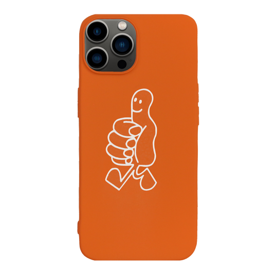 WHO CARES IPHONE CASE ORANGE