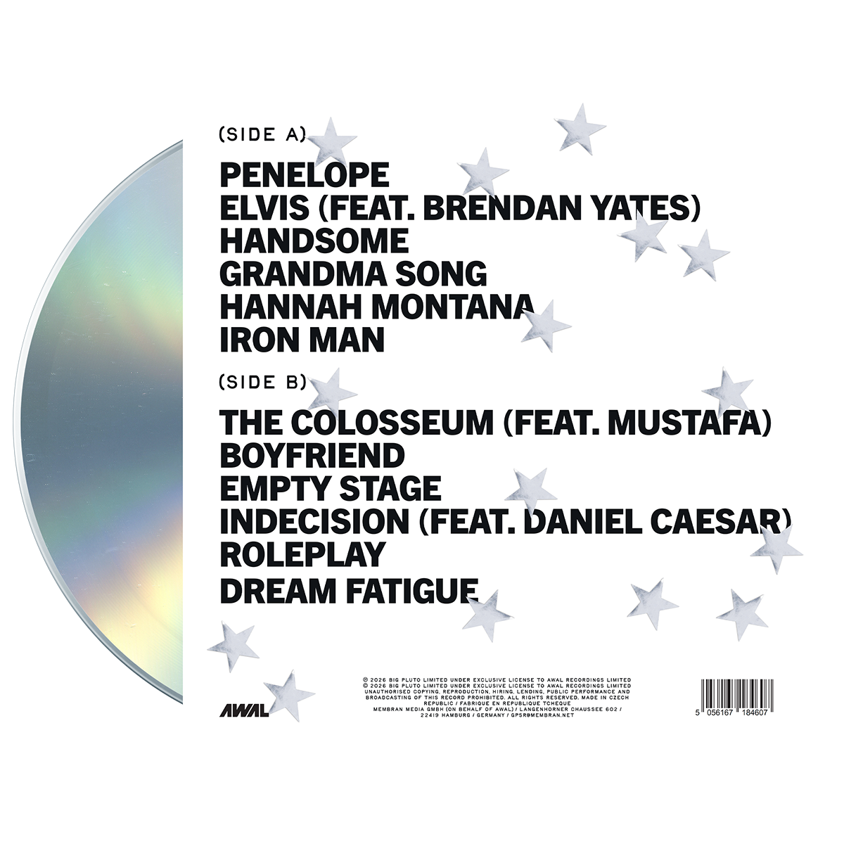 DREAM FATIGUE - STANDARD CD back