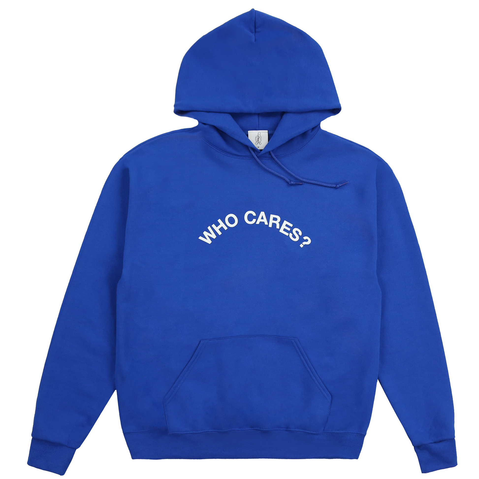 WHO CARES BLUE HOODIE – Rex Orange County Store